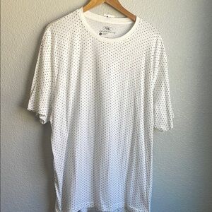 PD&C White Polka Dot Short Sleeve Tee